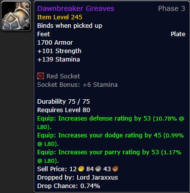 Dawnbreaker Greaves